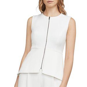 BCBGMaxAzria Abrielle Peplum Top in M
